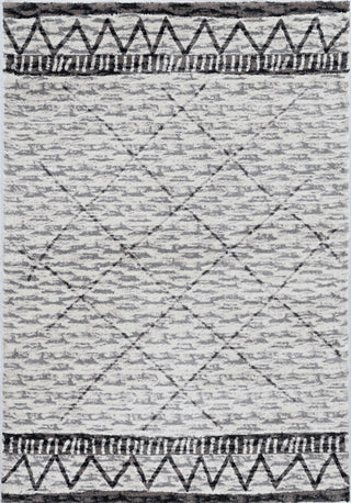 KAS Elements 6554 Ivory/Mocha Morton Area Rug