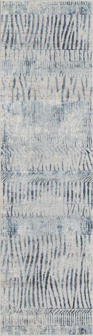 KAS Empire 7022 Blue Austin Area Rug Corner Image