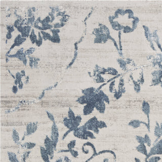 KAS Empire 7062 Ivory/Blue Flora Area Rug Lifestyle Image