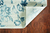 KAS Empire 7062 Ivory/Blue Flora Area Rug Main Image