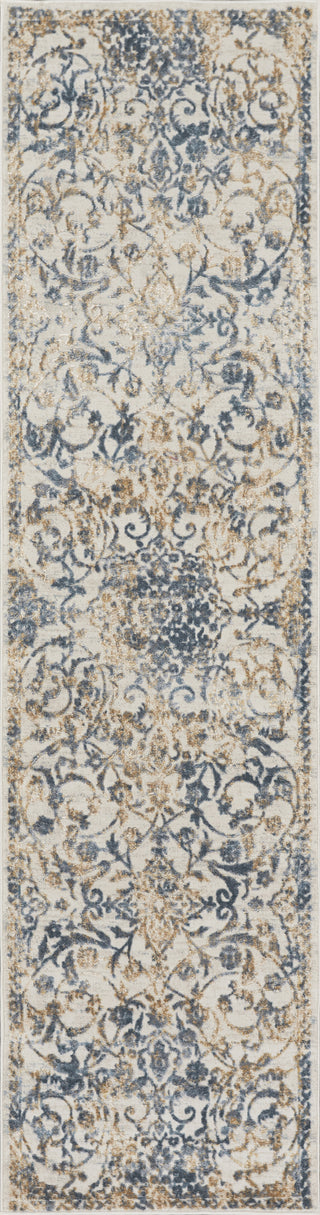 KAS Empire 7063 Ivory/Slate Elegance Area Rug Lifestyle Image