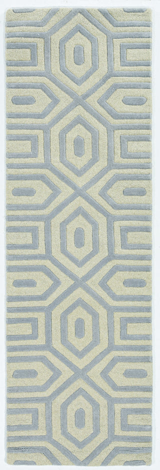 KAS Eternity 1062 Sand/Blue Escape Area Rug Lifestyle Image