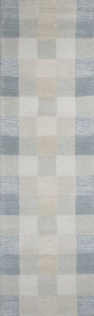 KAS Eternity 1081 Seaside Checkerboard Area Rug Round Image