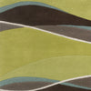 KAS Eternity 1084 Lime/Mocha Landscapes Area Rug Corner Image