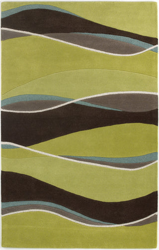 KAS Eternity 1084 Lime/Mocha Landscapes Area Rug Main Image