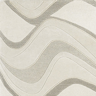 KAS Eternity 1085 Ivory Waves Area Rug Corner Image