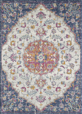 KAS Evolution 5101 Ivory/Navy Farrah Area Rug