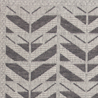 KAS Farmhouse 3200 Grey Chevron Area Rug Corner Image