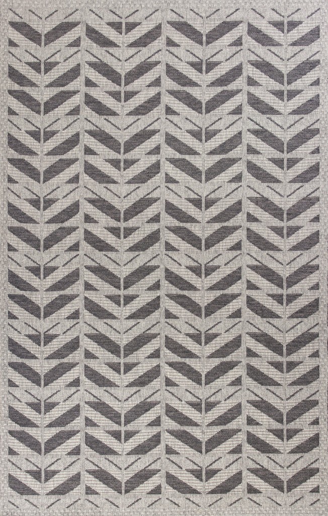 KAS Farmhouse 3200 Grey Chevron Area Rug main image