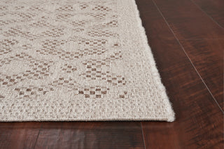 KAS Farmhouse 3202 Beige Mosaic Area Rug Round Image Feature