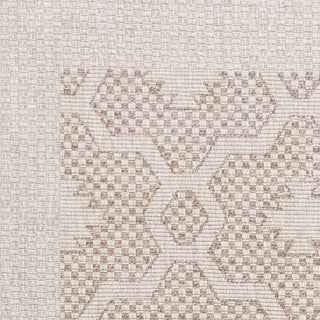 KAS Farmhouse 3202 Beige Mosaic Area Rug Corner Image