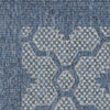 KAS Farmhouse 3203 Blue Mosaic Area Rug Corner Image