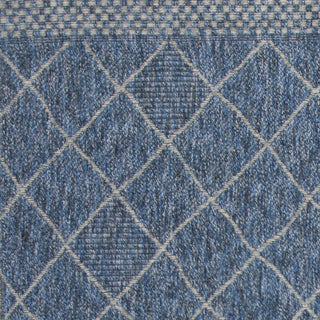 KAS Farmhouse 3207 Blue Rustico Area Rug Corner Image