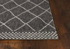 KAS Farmhouse 3209 Charcoal Rustico Area Rug Round Image Feature