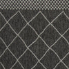 KAS Farmhouse 3209 Charcoal Rustico Area Rug Corner Image
