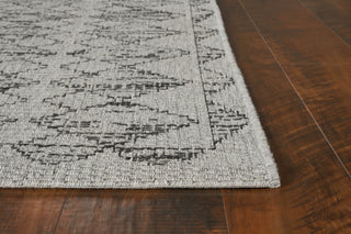 KAS Farmhouse 3212 Grey Boho Area Rug Round Image Feature