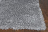 KAS Fina 0552 Silver Silky Shag Area Rug Runner Image
