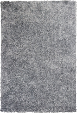 KAS Fina 0552 Silver Silky Shag Area Rug Main Image