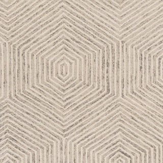 KAS Gramercy 1607 Ivory Honeycomb Area Rug Round Image