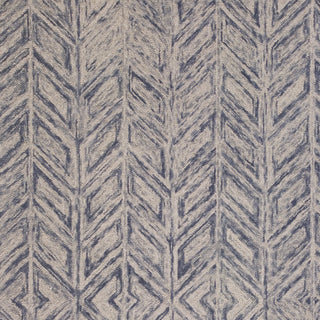 KAS Gramercy 1611 Blue Hither Herringbone Area Rug Corner Image