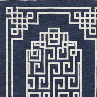 KAS Gramercy 1613 Navy Ivory Maysville Area Rug Runner Image