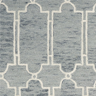 KAS Gramercy 1631 Slate Blue Carmen Area Rug Corner Image