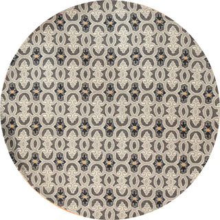 KAS Harbor 4201 Charcoal Scrollwork Area Rug Runner Image