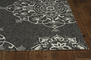 KAS Harbor 4207 Charcoal Courtyard Area Rug