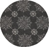 KAS Harbor 4207 Charcoal Courtyard Area Rug Lifestyle Image Feature