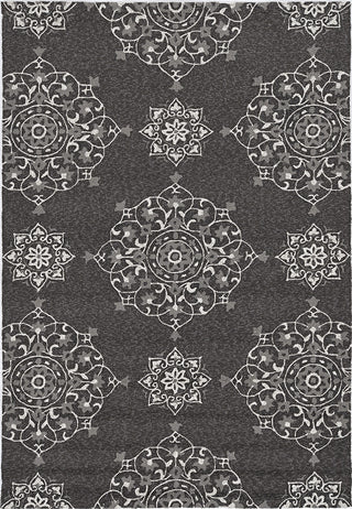 KAS Harbor 4207 Charcoal Courtyard Area Rug