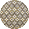 KAS Harbor 4209 Grey/Gold Mosaic Area Rug Round Image