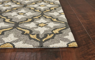 KAS Harbor 4209 Grey/Gold Mosaic Area Rug Runner Image