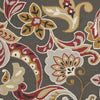 KAS Harbor 4213 Taupe Flora Area Rug Corner Image