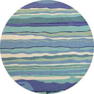 KAS Harbor 4216 Ocean Lagoon Area Rug Round Image