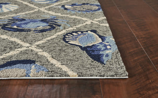 KAS Harbor 4219 Grey Seaside Area Rug Runner Image Feature