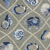 KAS Harbor 4219 Grey Seaside Area Rug Corner Image