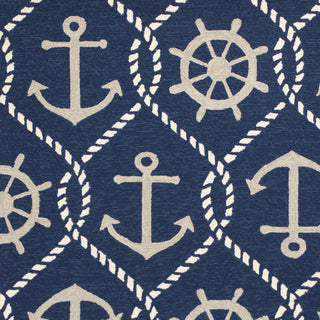 KAS Harbor 4220 Navy Marina Area Rug Lifestyle Image