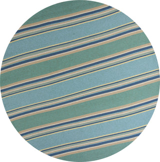 KAS Harbor 4230 Ocean Stripes Area Rug Round Image