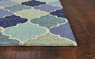 KAS Harbor 4231 Blue Stella Area Rug Corner Image