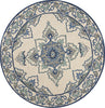KAS Harbor 4238 Ivory/Blue Serafina Area Rug Runner Image
