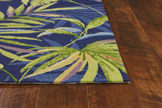 KAS Harbor 4243 Ink Blue Playa Area Rug Round Image