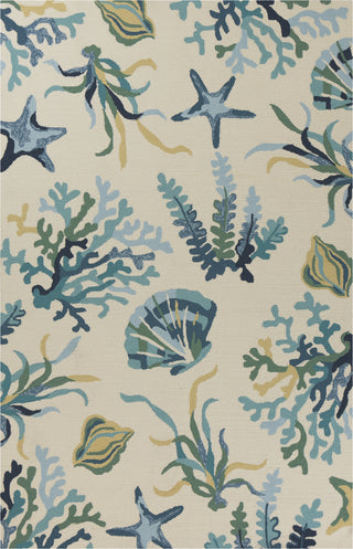 KAS Harbor 4244 Ivory/Blue Oceana Area Rug main image