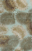 KAS Havana 2612 Aqua Fern View Area Rug Main Image