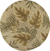 KAS Havana 2614 Sand Fauna Area Rug Round Image