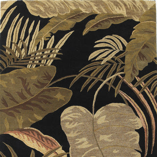 KAS Havana 2616 Midnight Rainforest Area Rug Corner Image