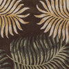 KAS Havana 2617 Espresso Fern View Area Rug Lifestyle Image Feature