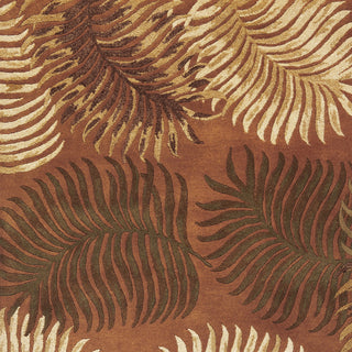 KAS Havana 2623 Rust Fern View Area Rug Lifestyle Image