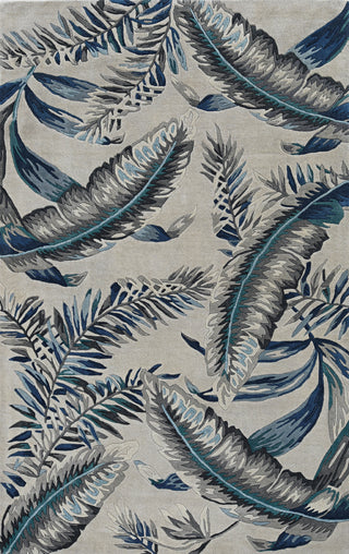 KAS Havana 2626 Grey/Blue Tropics Area Rug main image