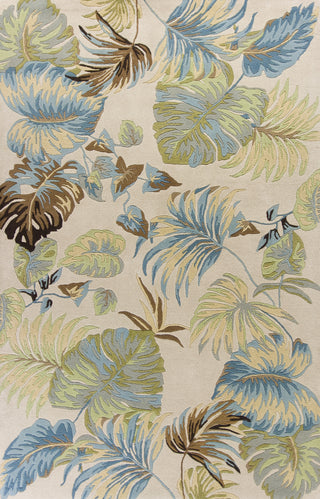 KAS Havana 2630 Ivory/Blue Oasis Area Rug Main Image