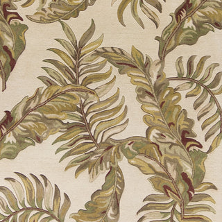 KAS Havana 2634 Ivory Tropica Area Rug Corner Image